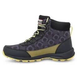 Orla Kiely Printed Outdoor Hiking Boots | Rain Cloud Grey