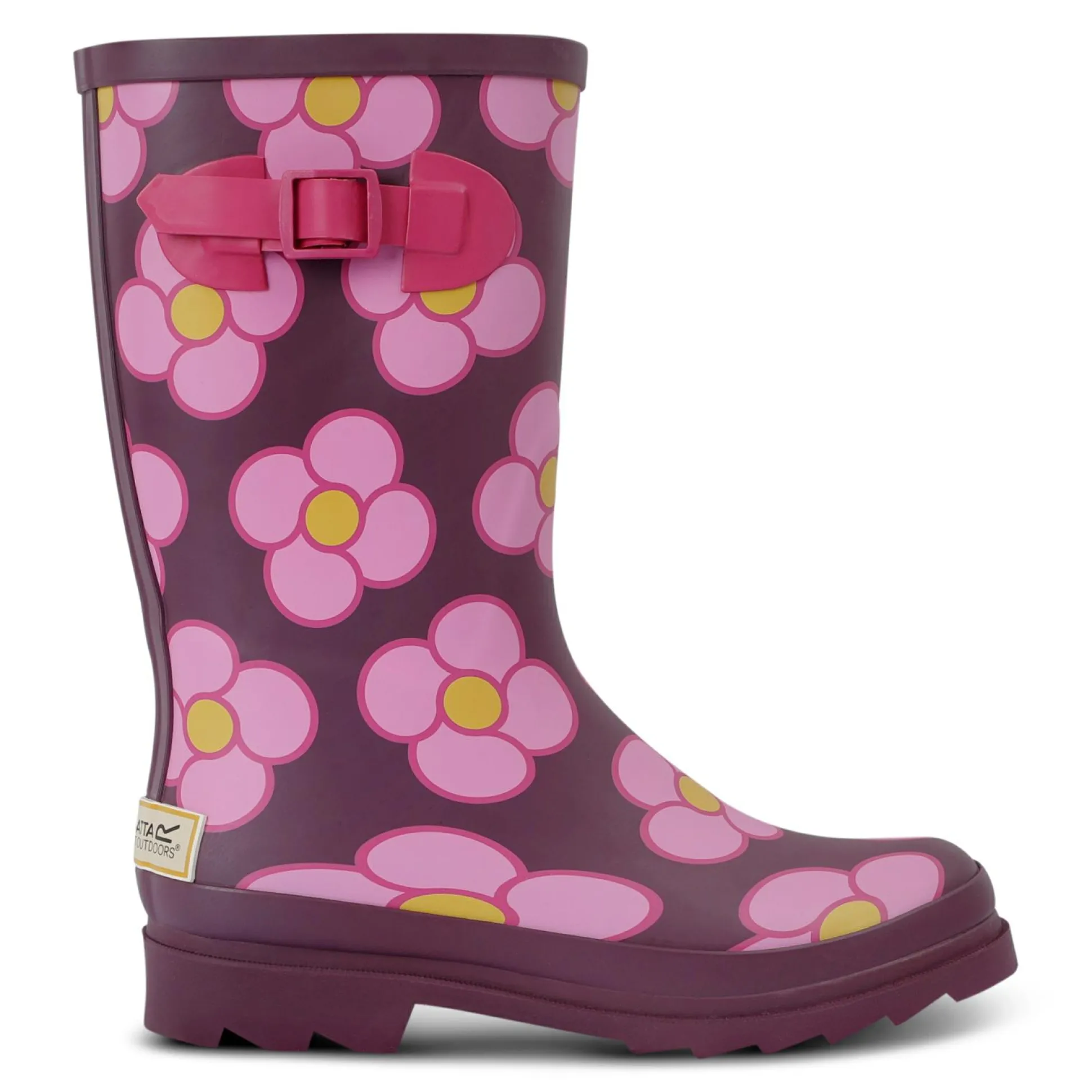 Orla Kiely Quarter Wellies | Spinning Flower Morello