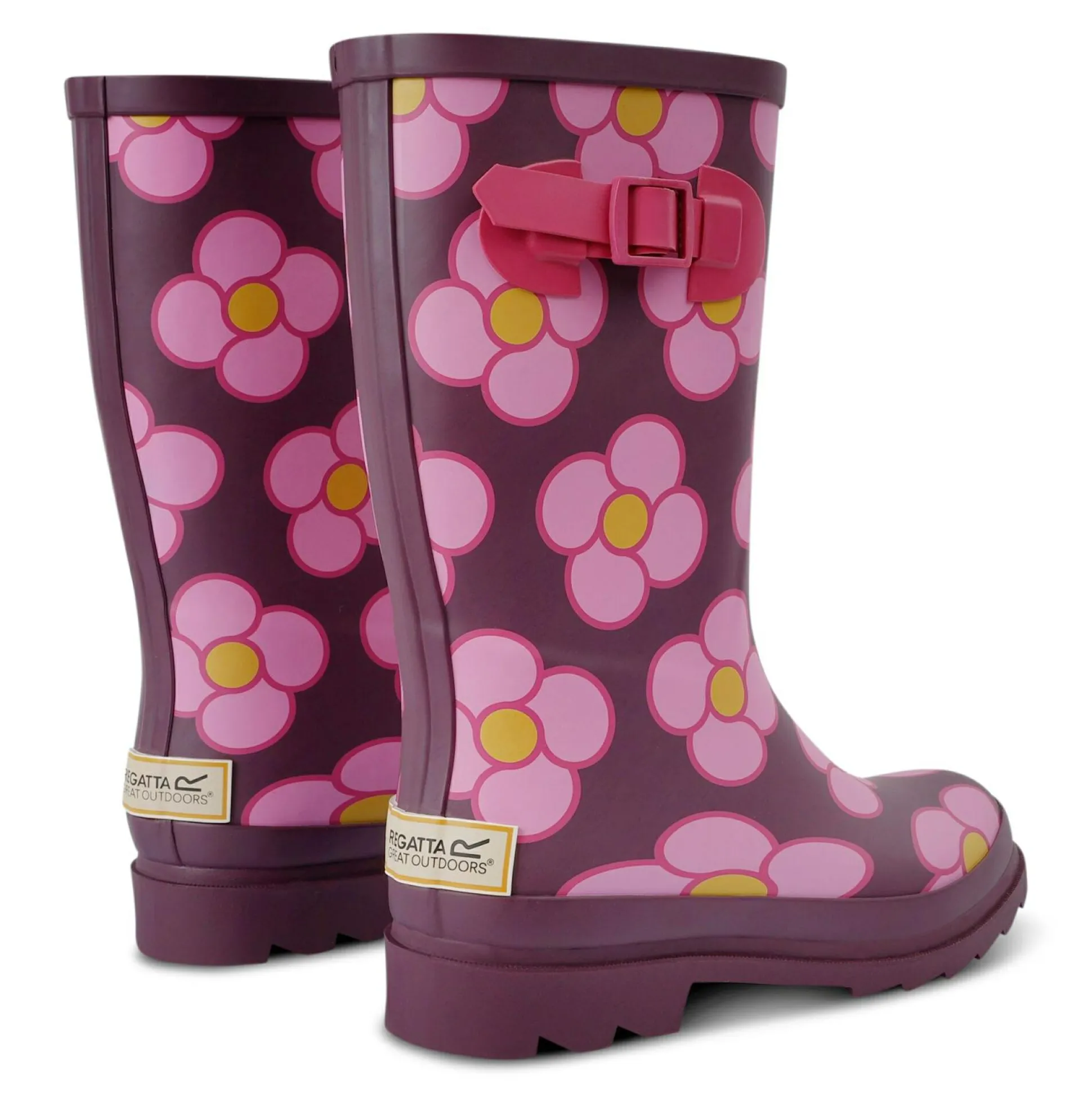 Orla Kiely Quarter Wellies | Spinning Flower Morello