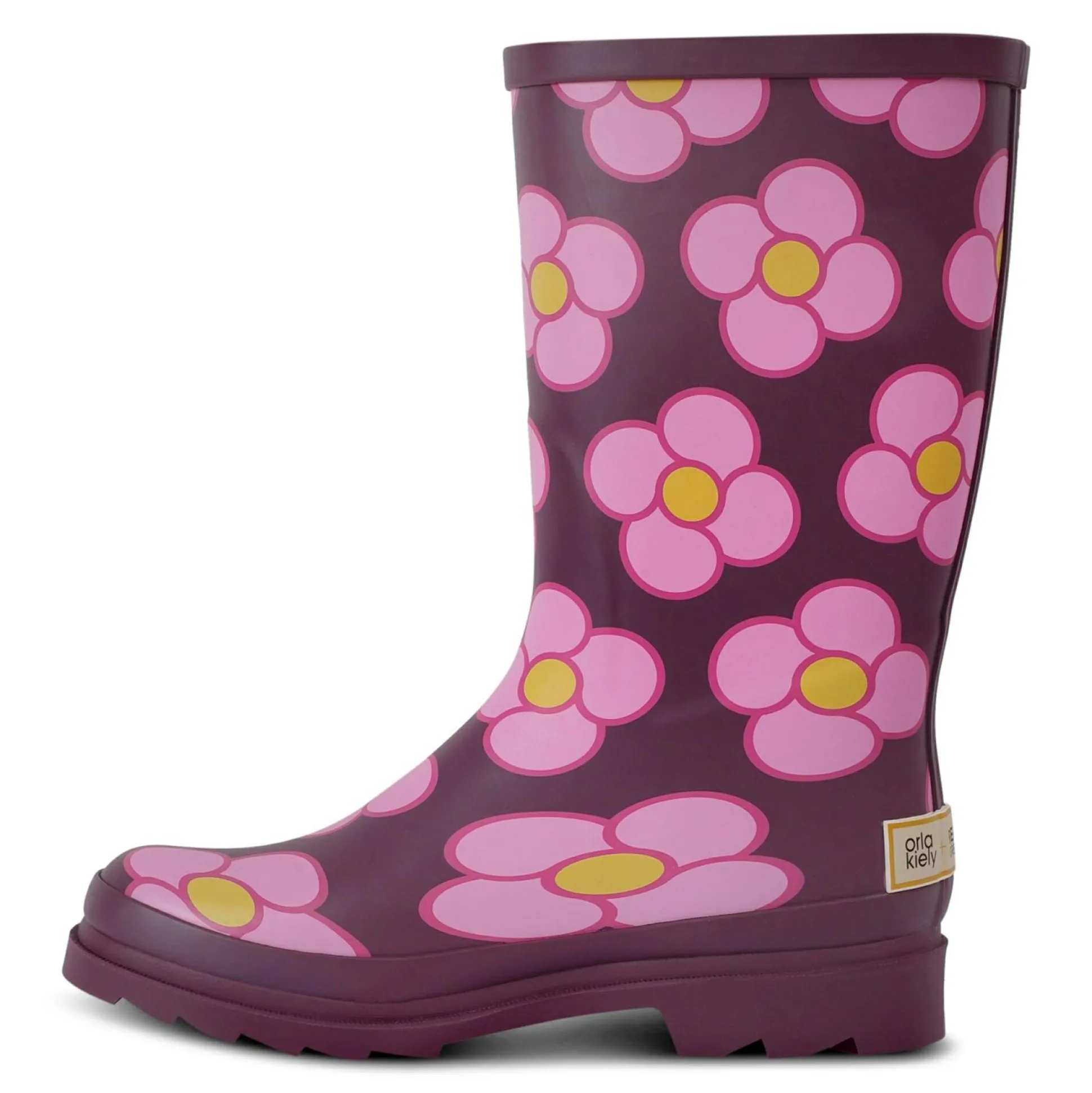 Orla Kiely Quarter Wellies | Spinning Flower Morello