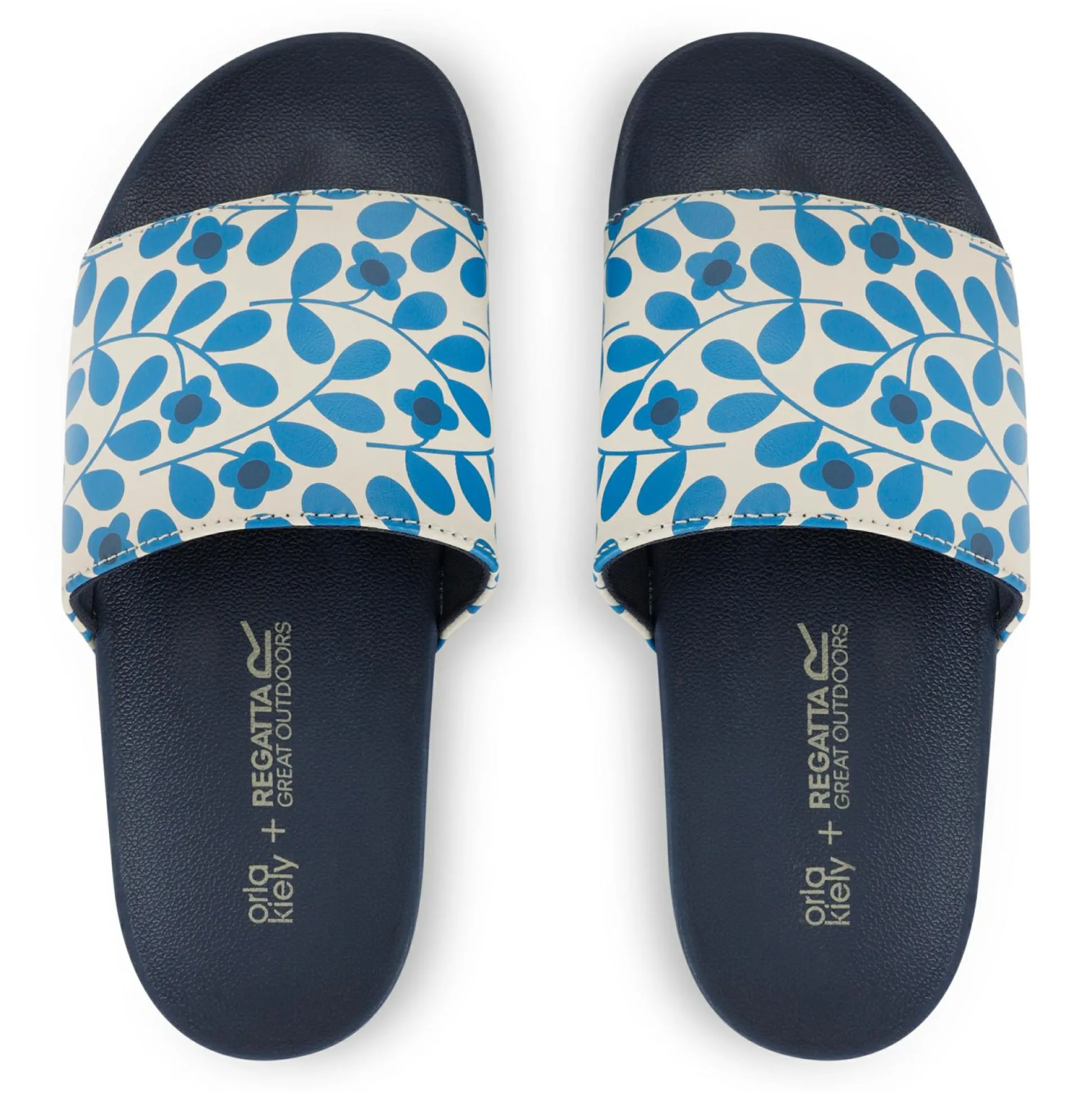 Orla Kiely Slide | Jasmine Flower Blue