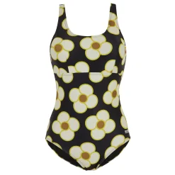 Orla Kiely Swimsuit | Spinning Flower Black