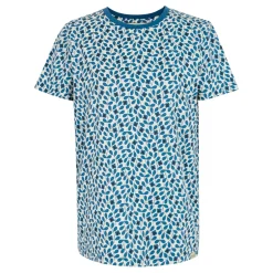 Orla Kiely Tee | Jasmine Flower Blue