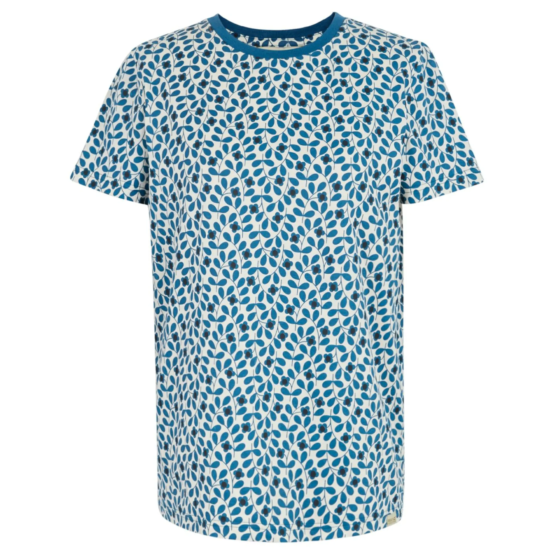 Orla Kiely Tee | Jasmine Flower Blue