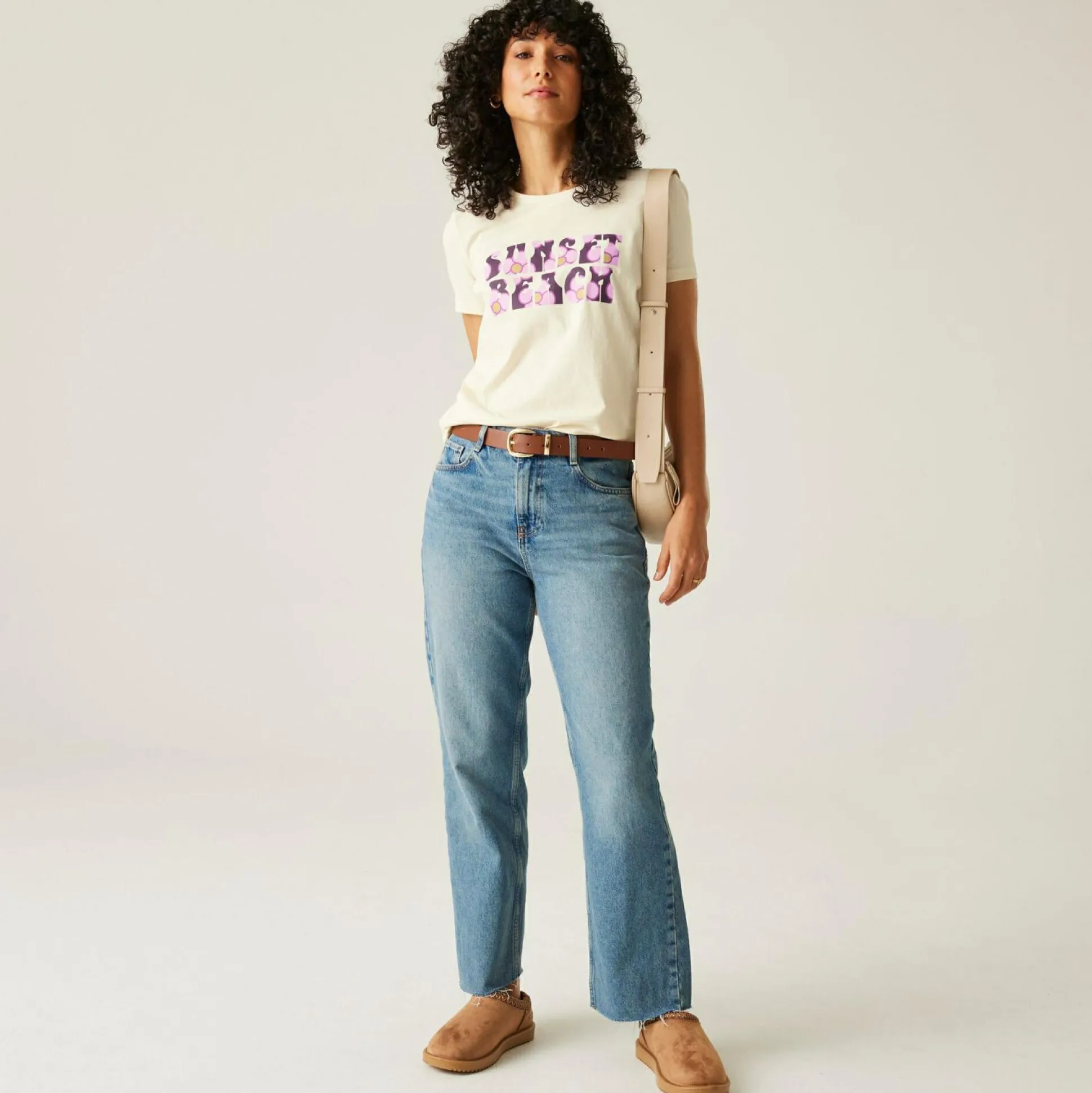 Orla Kiely Tee | Light Vanilla