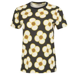 Orla Kiely Tee | Spinning Flower Black