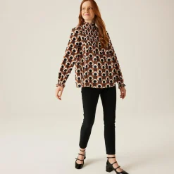 Orla Kiely Winter Blouse | Rain Cloud Tan