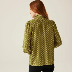 Orla Kiely Winter Blouse | Clover Olive