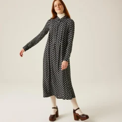 Orla Kiely Winter Dress | Clover Black