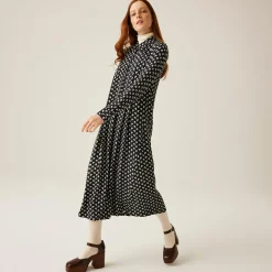 Orla Kiely Winter Dress | Clover Black