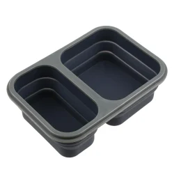 Silicon Folding Mess Tin | Ebony Grey