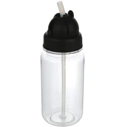 Tritan Straw Bottle | Clear Black