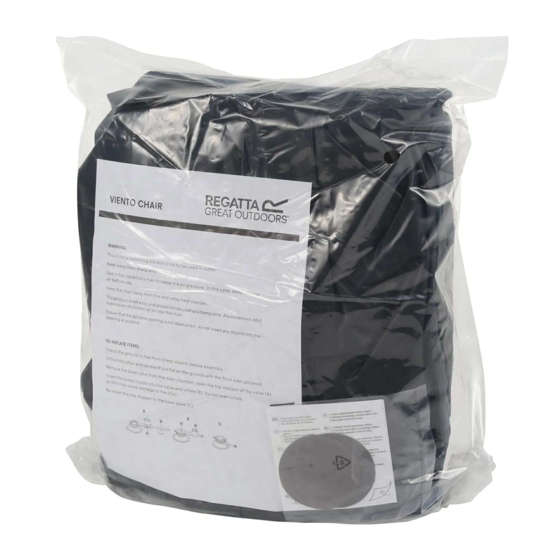 Viento Inflatable Chair | Ebony Black