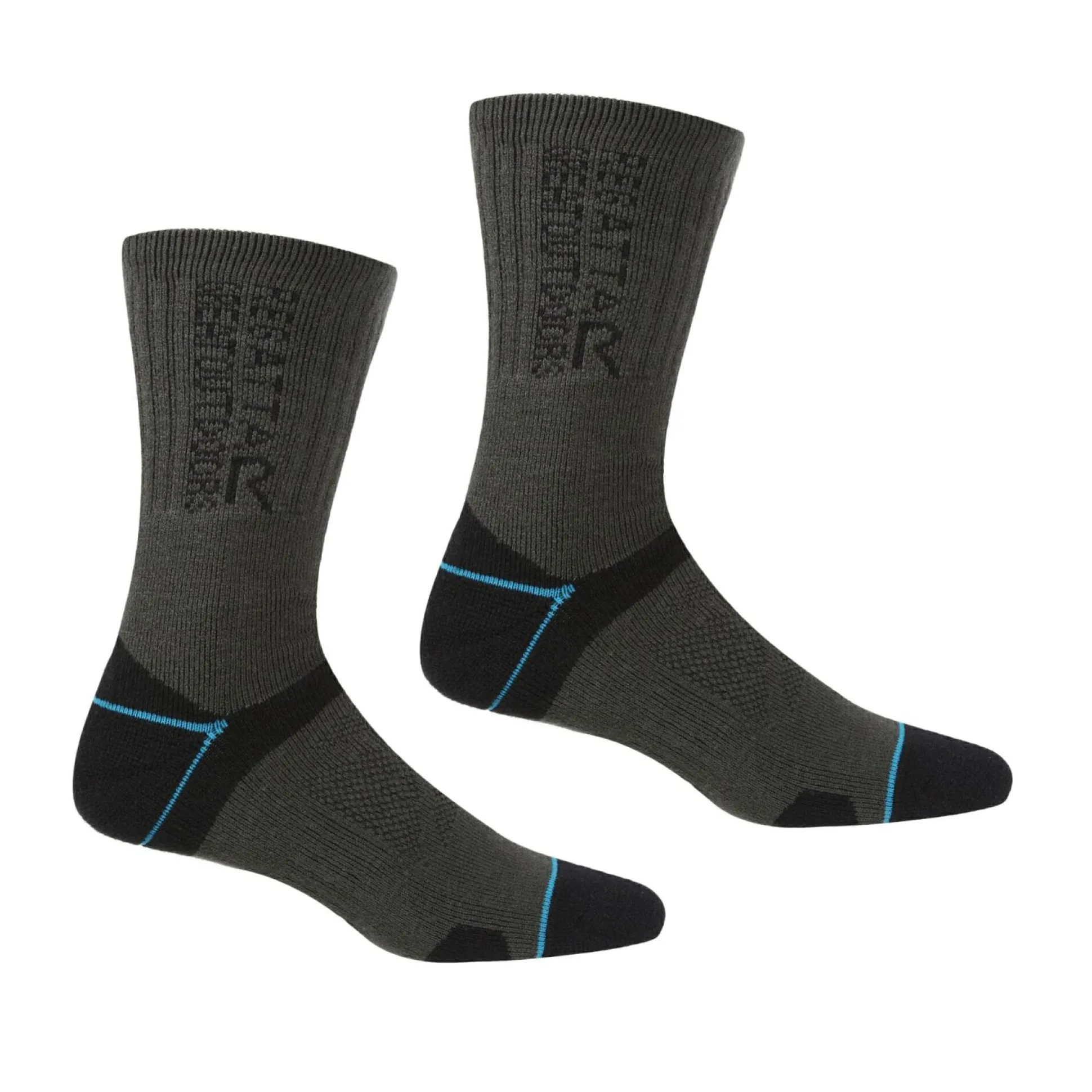 Womens 2 Pack Blister Protection II Sock | Black Ash