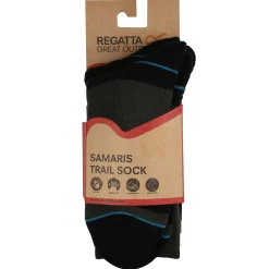 Womens 2 Pack Blister Protection II Sock | Black Ash