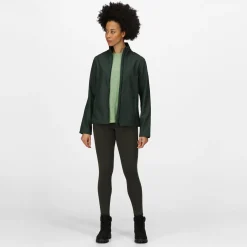 Women's Ablaze Printable Softshell Jacket | Dark Spruce Black