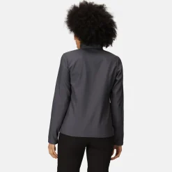 Women's Ablaze Printable Softshell Jacket | Seal Grey Black