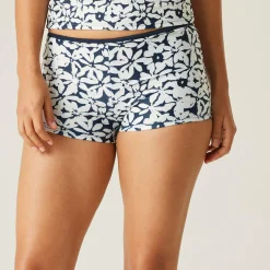 Women's Aceana Bikini Short | Navy White Large Floral