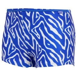 Women's Aceana Bikini Short | Brightest Blue Abstract Print