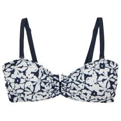 Women's Aceana III Bikini Top | Navy White Large Floral