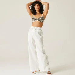 Women's Aceana III Bikini Top | Tonal Zebra Print