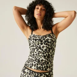 Women's Aceana III Tankini Top | Leopard Print