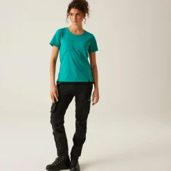 Women's ADA Cotton Stretch T-Shirt | Wilderness Green