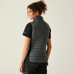 Women's ADA Hybrid Bodywarmer | Seal Grey Black