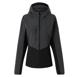 Women's ADA Stretch Softshell Jacket | Seal Grey Black