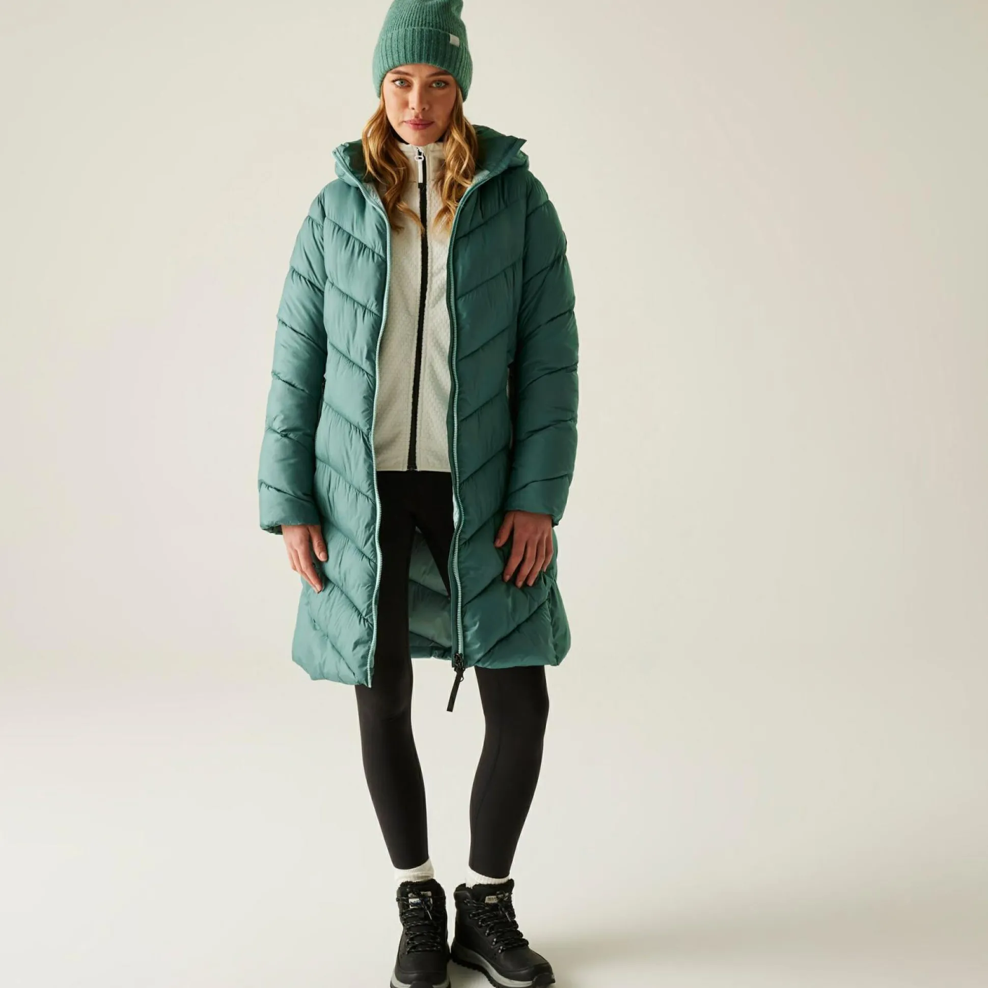 Women's Anita Quilted Jacket | Green Haze