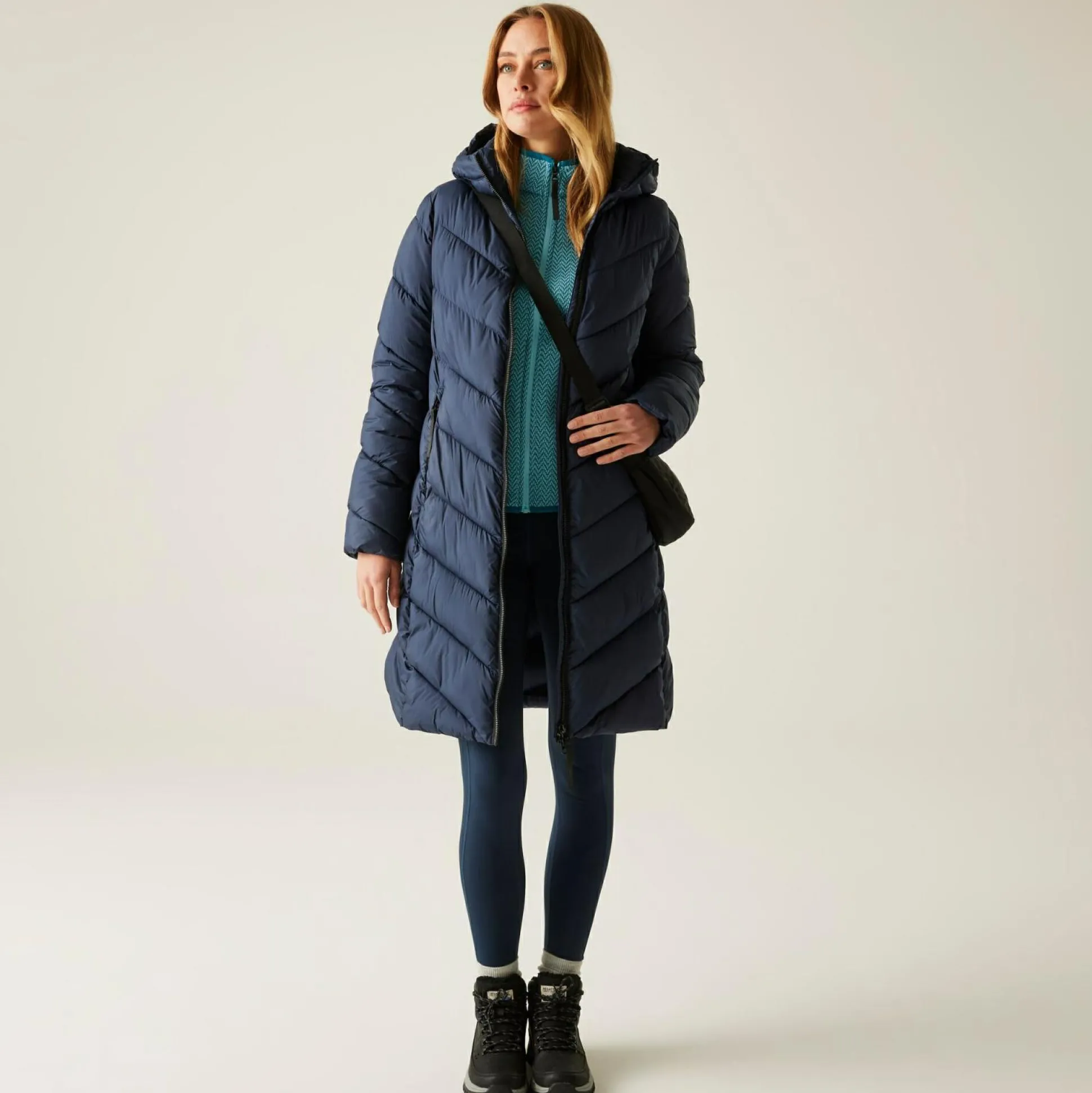 Women's Anita Quilted Jacket | Navy Blue