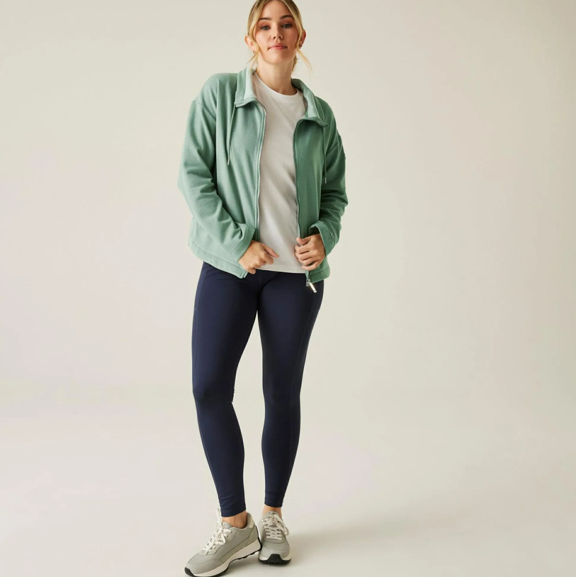 Women's Ashlynn Knitted Fleece | Glacier
