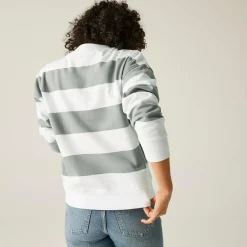 Women's Avika II Crew Neck Jumper | Glacier White Stripe