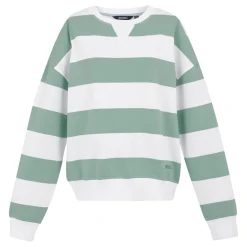 Women's Avika II Crew Neck Jumper | Glacier White Stripe