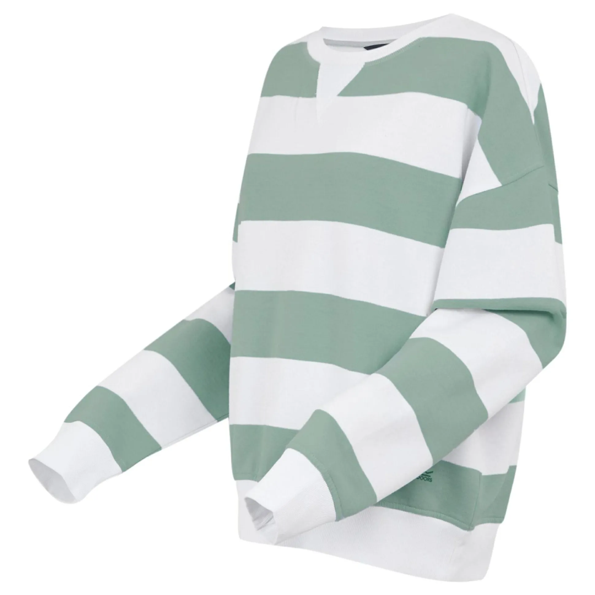 Women's Avika II Crew Neck Jumper | Glacier White Stripe