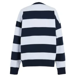 Women's Avika II Crew Neck Jumper | Navy White Stripe