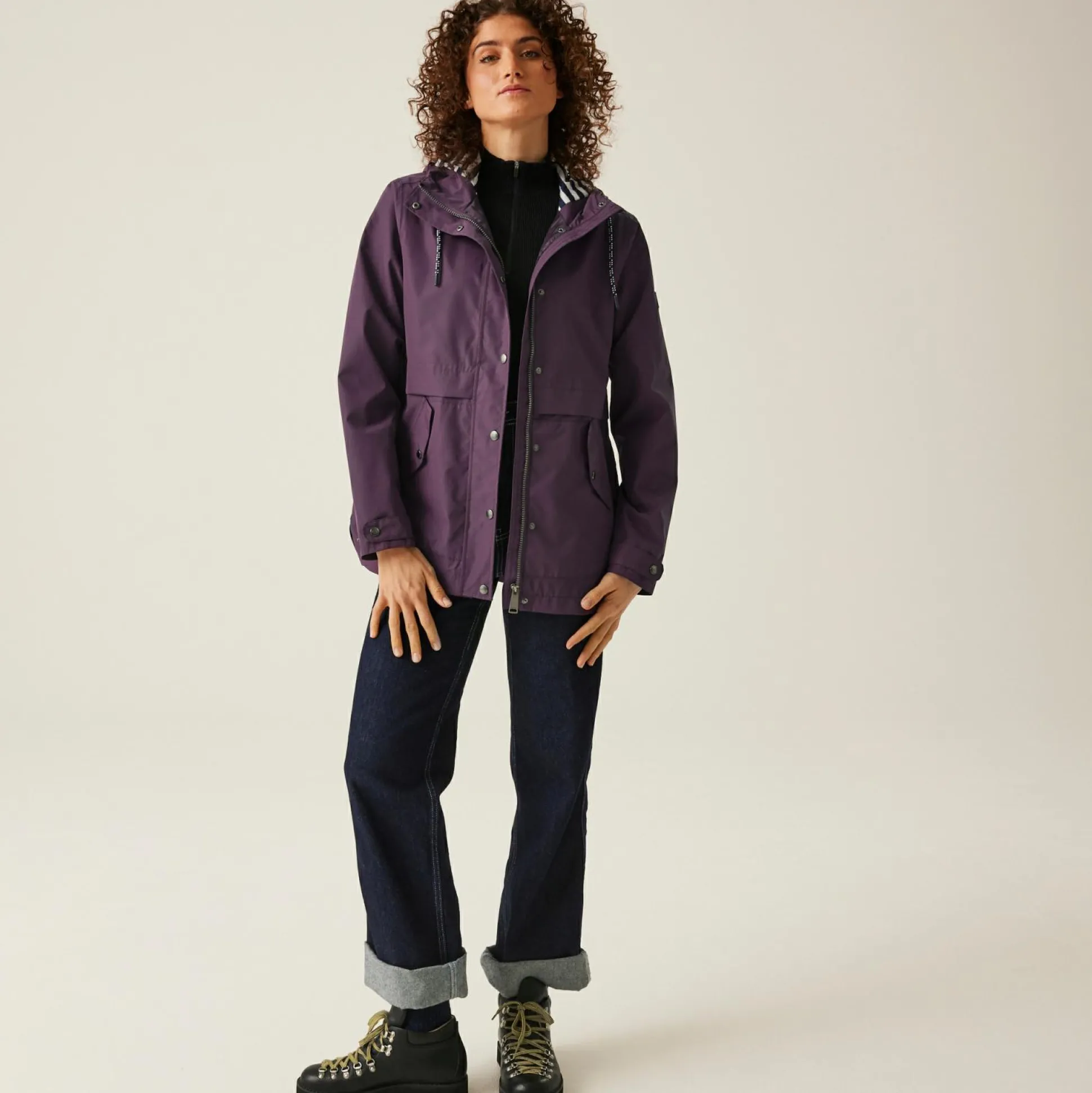 Women's Bayla Waterproof Rain Jacket | Deep Plum