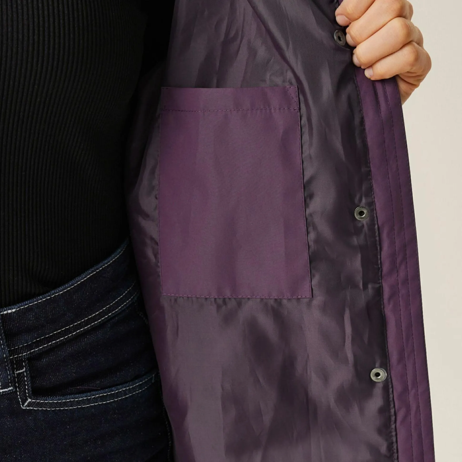 Women's Bayla Waterproof Rain Jacket | Deep Plum