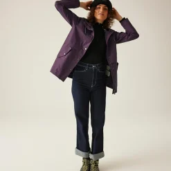 Women's Bayla Waterproof Rain Jacket | Deep Plum