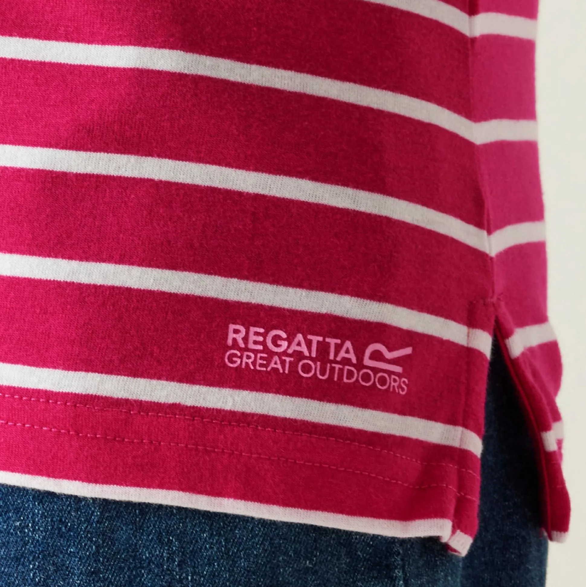 Women's Bayletta II 3/4 Sleeve Top | Pink Fusion White Stripe