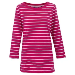 Women's Bayletta II 3/4 Sleeve Top | Pink Fusion White Stripe
