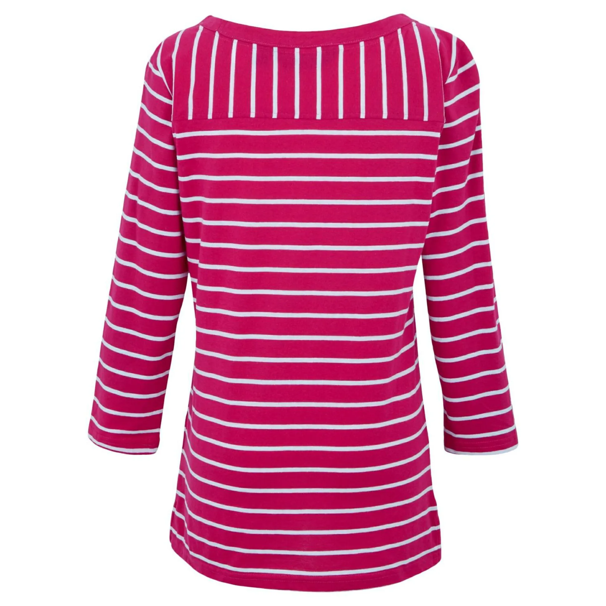 Women's Bayletta II 3/4 Sleeve Top | Pink Fusion White Stripe