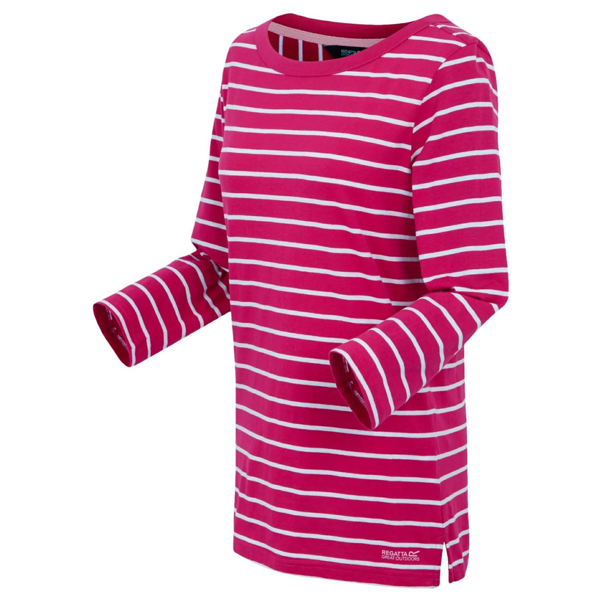 Women's Bayletta II 3/4 Sleeve Top | Pink Fusion White Stripe