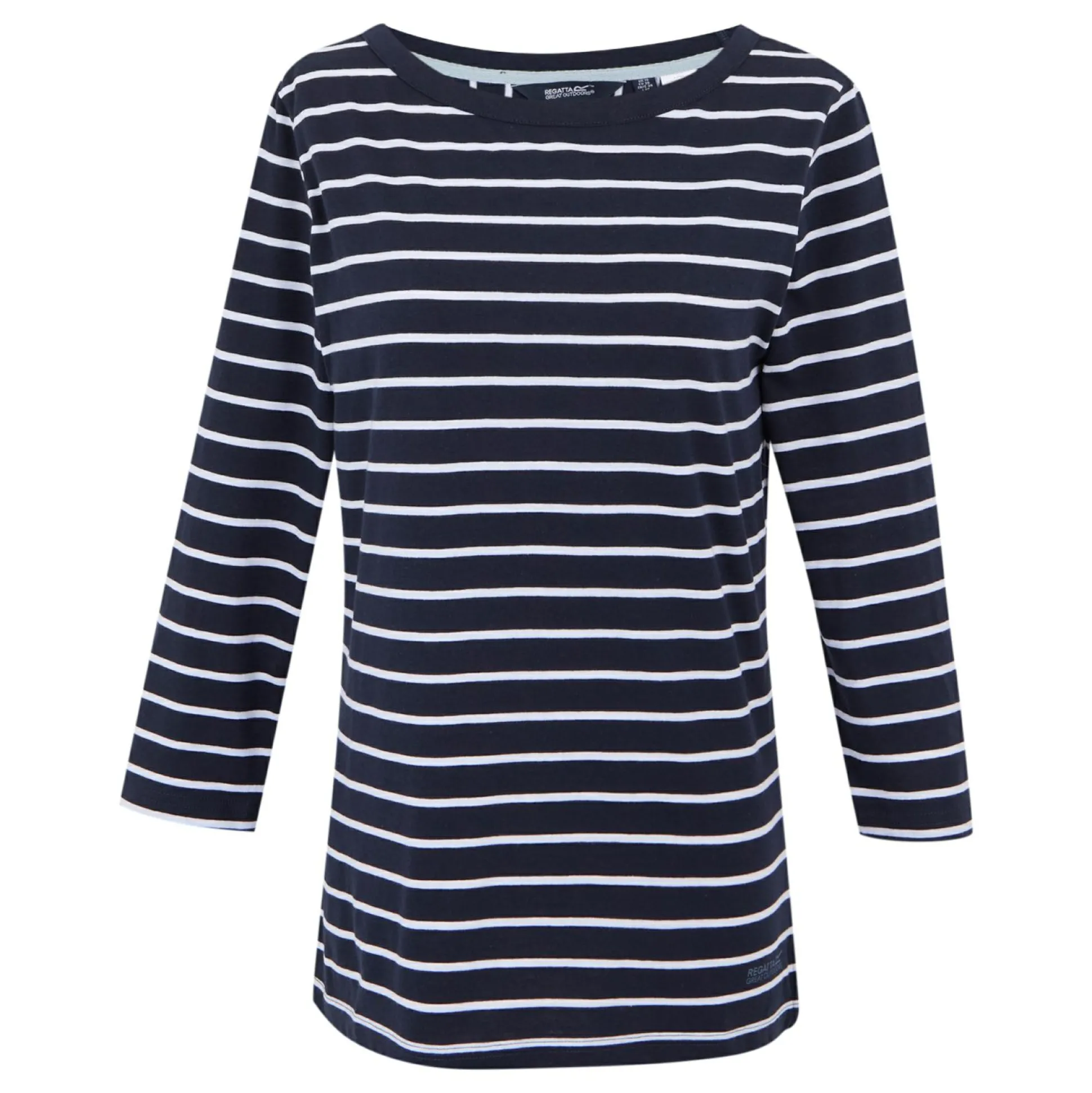 Women's Bayletta II 3/4 Sleeve Top | Navy White Stripe