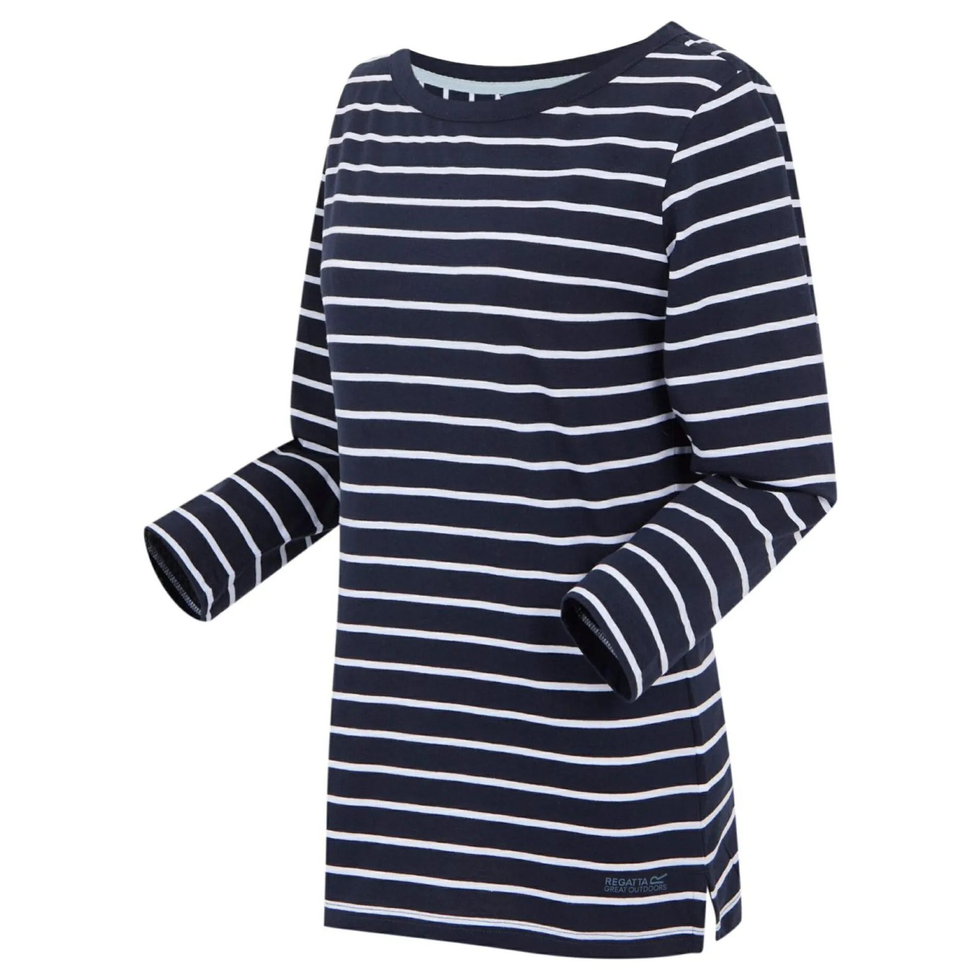 Women's Bayletta II 3/4 Sleeve Top | Navy White Stripe
