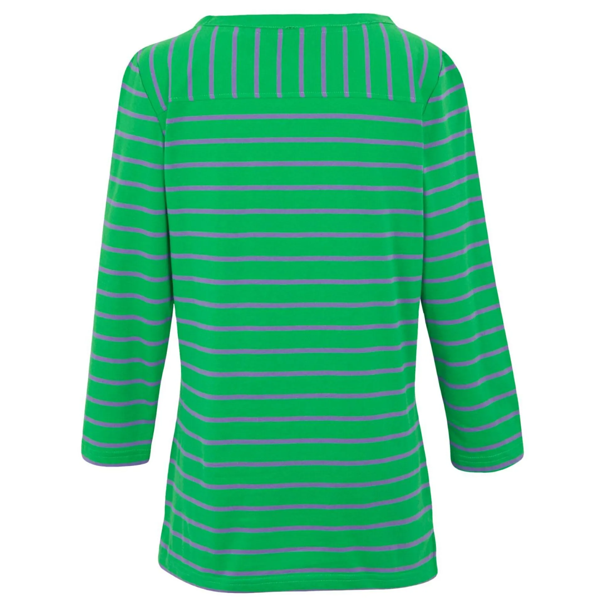 Women's Bayletta II 3/4 Sleeve Top | Island Green Paisley Purple Stripe