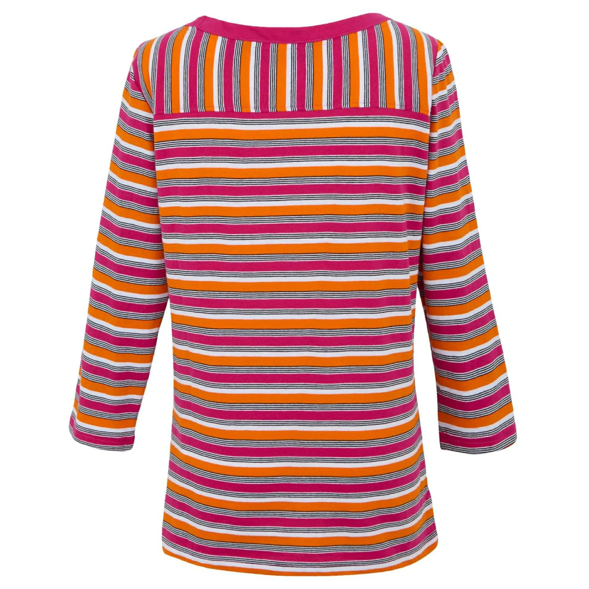 Women's Bayletta II 3/4 Sleeve Top | Pink Fusion Multi Stripe