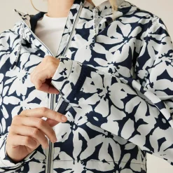 Women's Bayletta II Waterproof Jacket | Navy White Large Floral