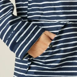 Women's Bayletta II Waterproof Jacket | Navy White Painterly Stripe