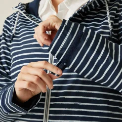 Women's Bayletta II Waterproof Jacket | Navy White Painterly Stripe